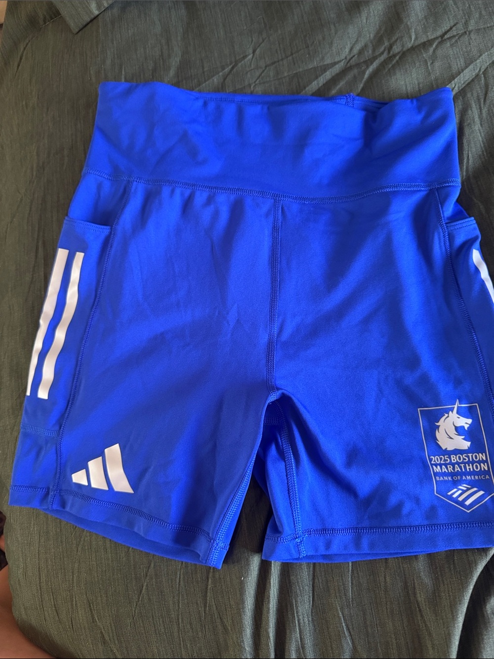 adidas Women's Royal Blue Marathon Running Shorts
